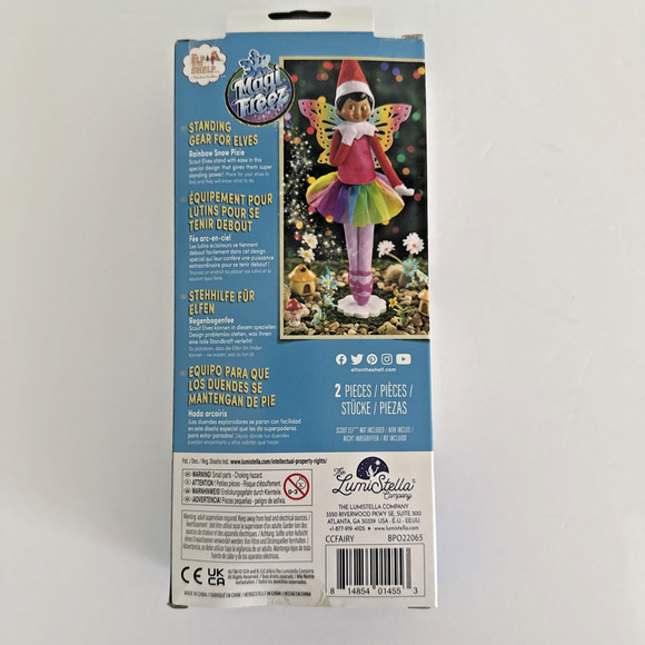 Elf On The Shelf Magi Freez Standing Outfit Rainbow Snow Pixie (No Elf) NEW - Picture 2 of 2